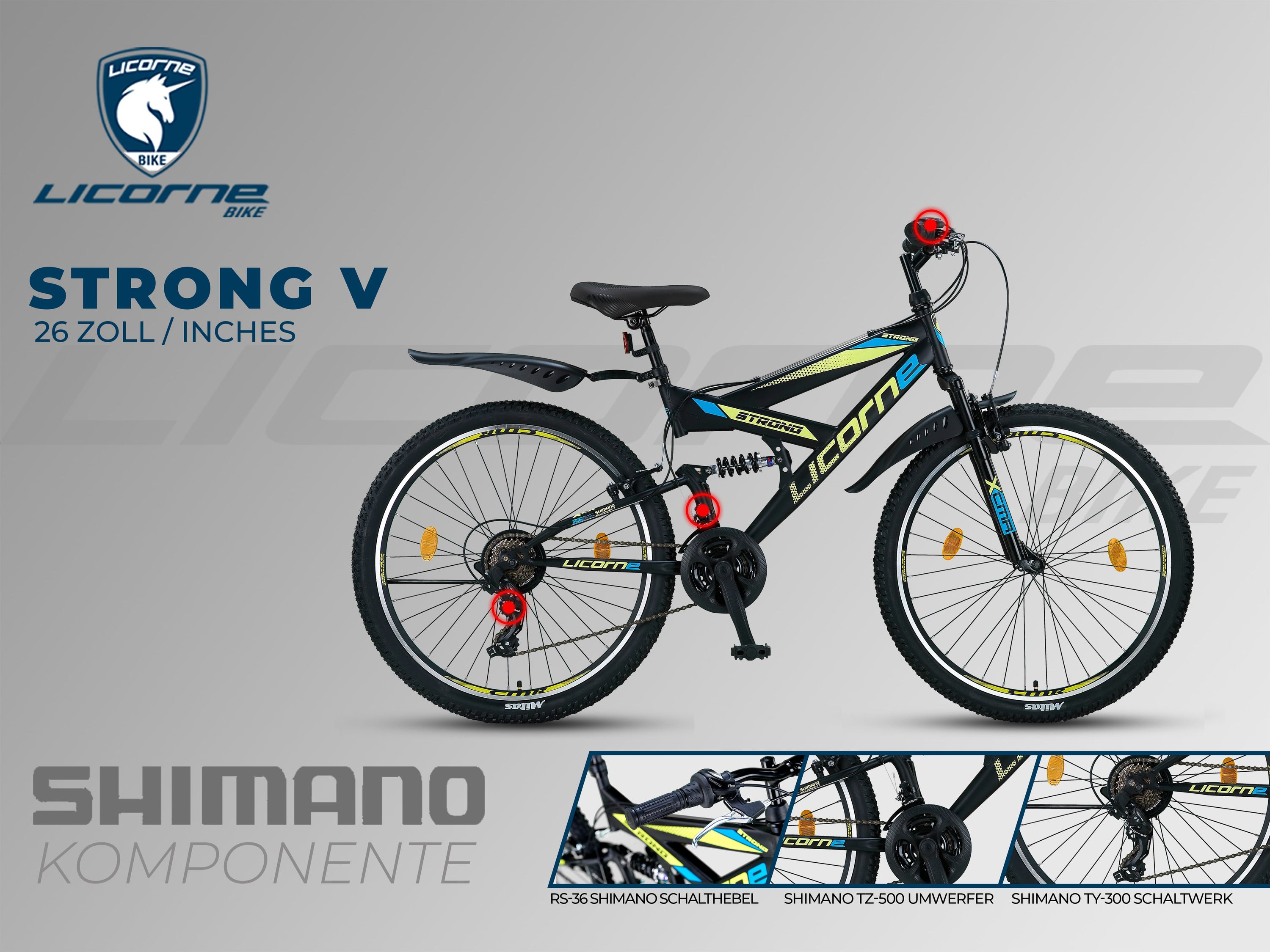 Licorne Bike Strong V Premium Mountain Bike
