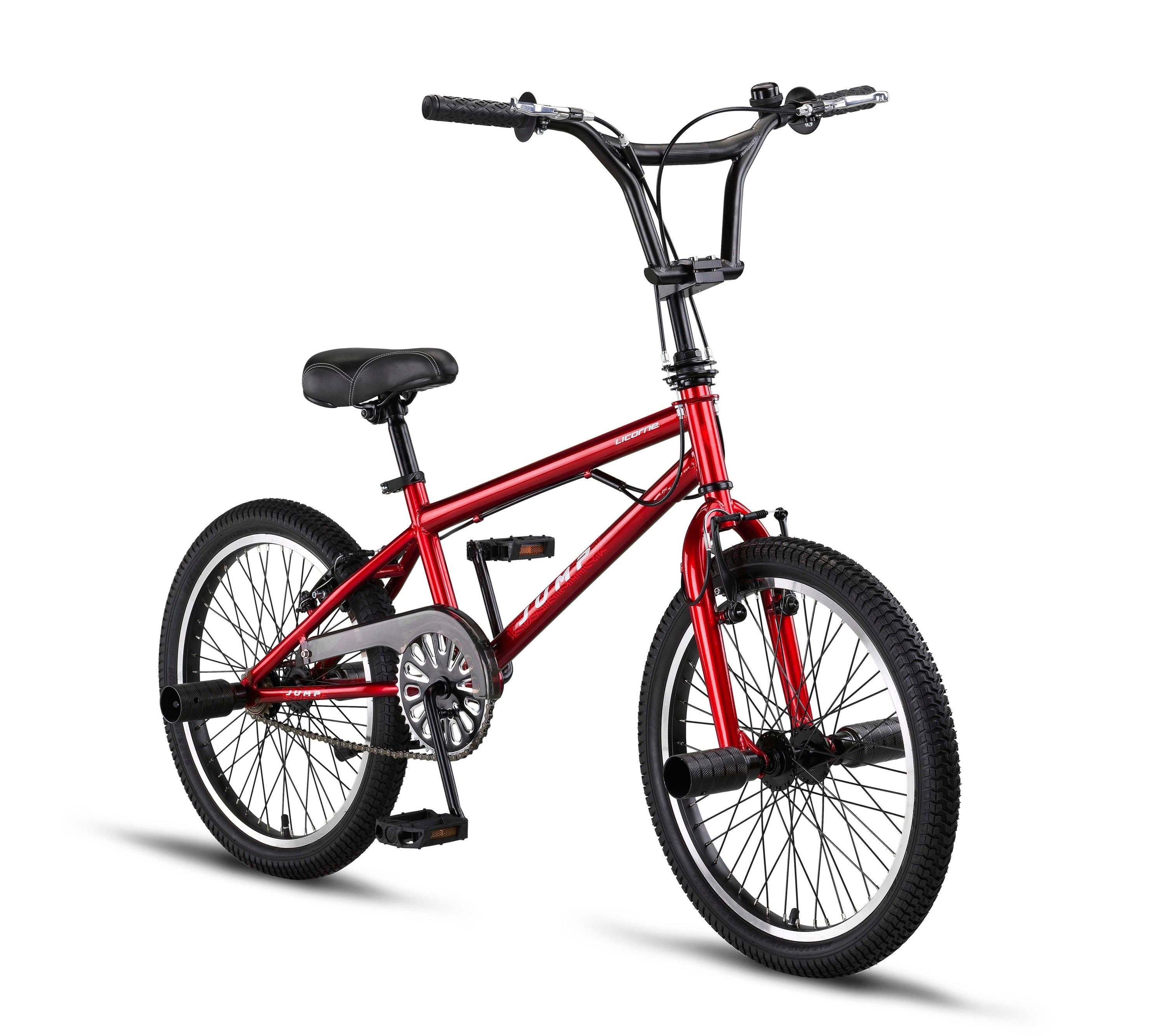 Licorne Bike Jump Premium BMX Sistema a rotore a 360°, 4 pioli in acciaio, paracatena, ruota libera