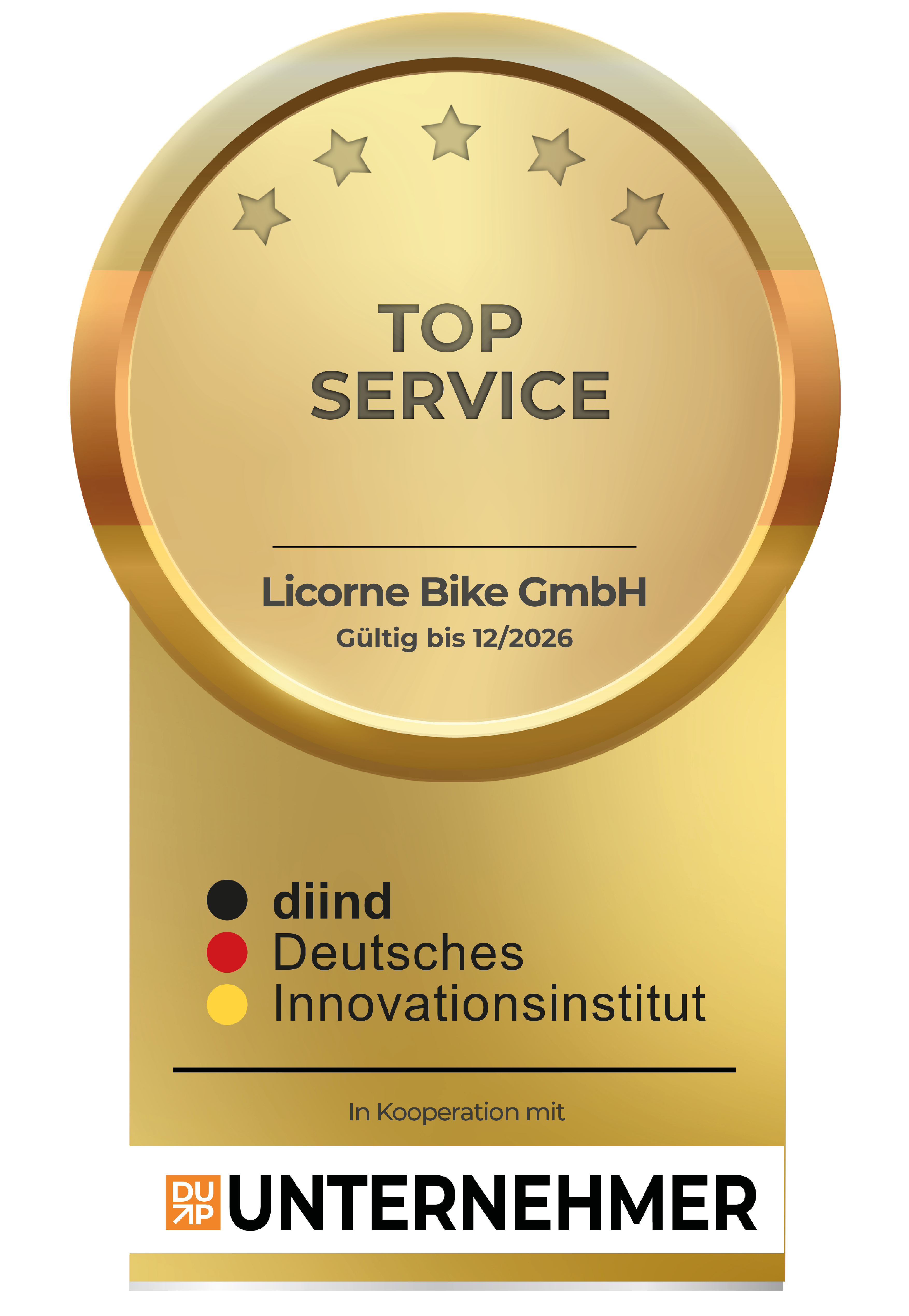 Licorne Bike GmbH zum dritten Mal in Folge als „TOP Service“ ausgezeichnet – Qualität im Online-Fahrradhandel bestätigt