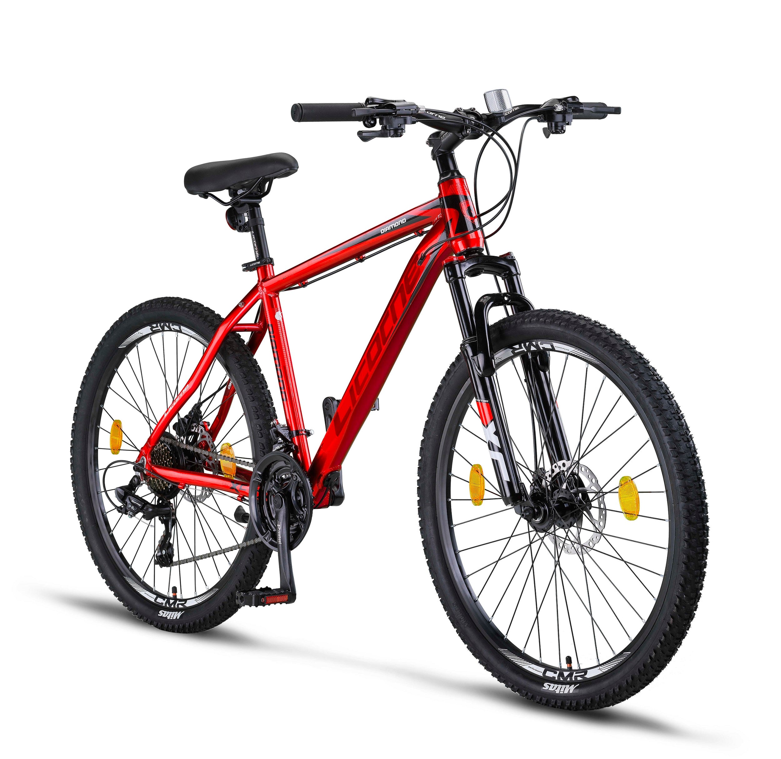 Licorne Bike Guide Bicicleta de montaña de 20 Pulgadas, Cambio de 18  velocidades, suspensión de Horquilla, Bicicleta Infantil, para niños y niñas,Bolsa  para Cuadro,Rosa/Blanco : : Deportes y aire libre