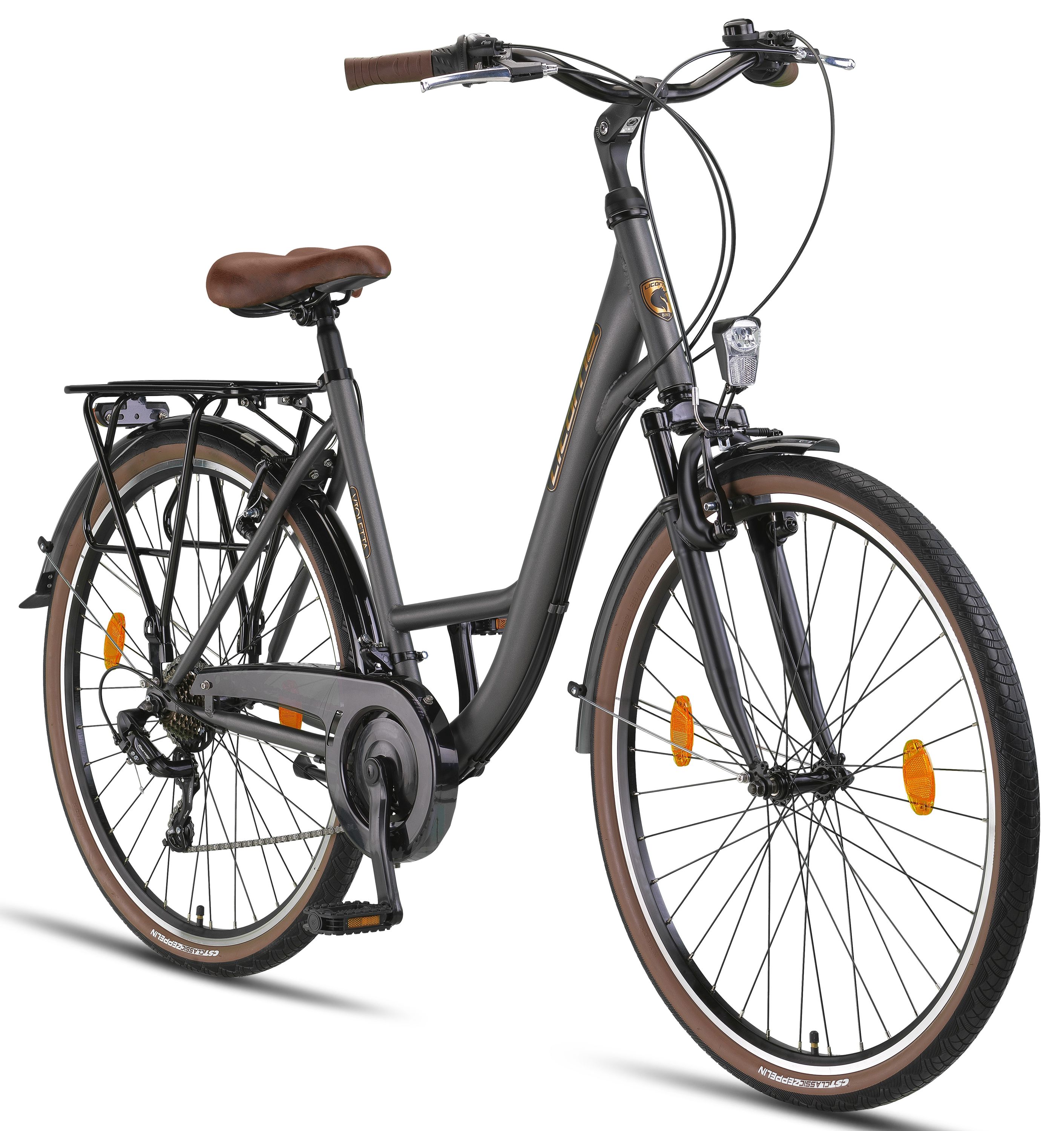 Licorne Bike Violetta Premium Bicicleta de ciudad