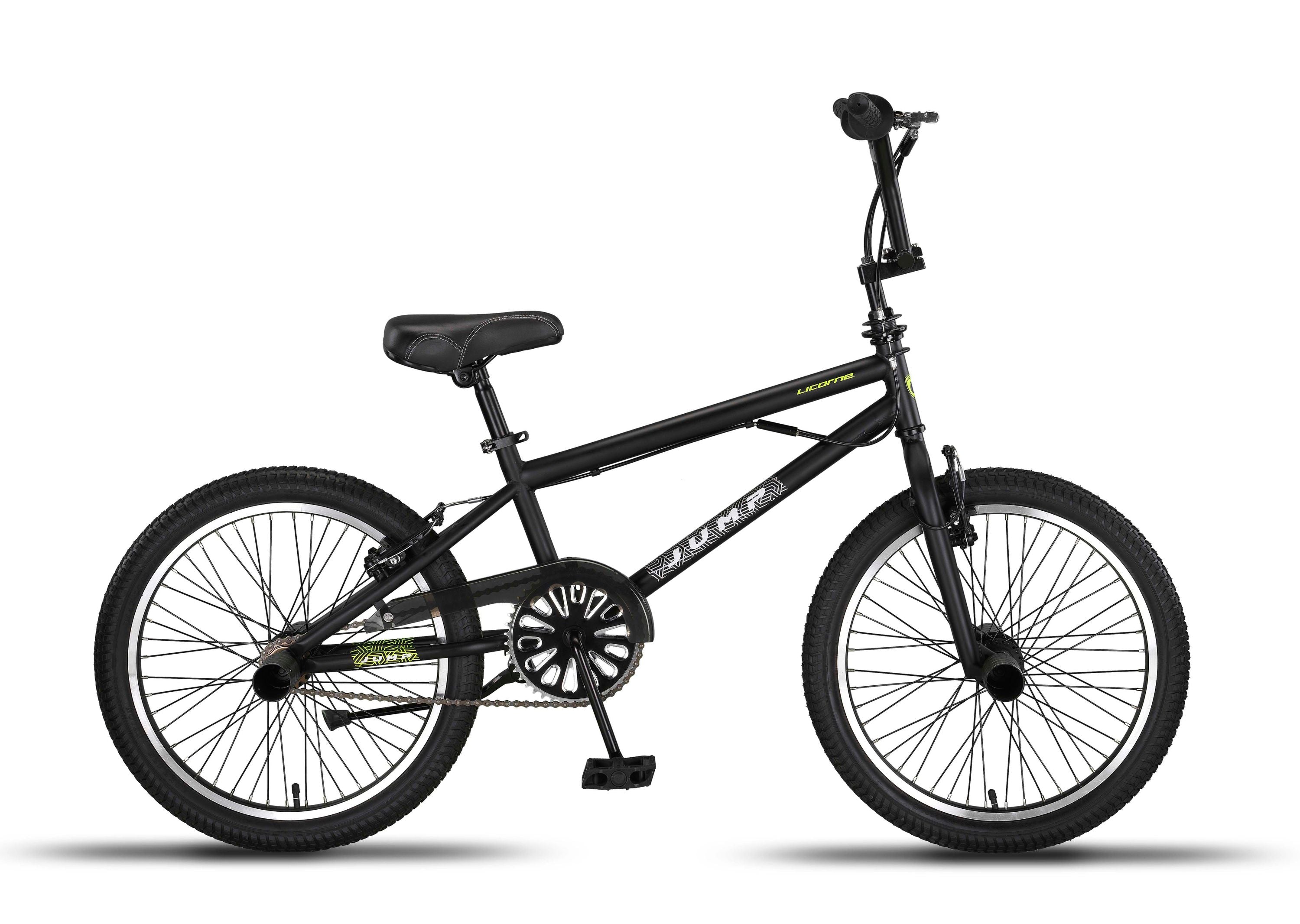 Licorne Bike Jump Premium BMX Sistema a rotore a 360°, 4 pioli in acciaio, paracatena, ruota libera